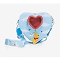 Loungefly Sacoche - Disney Winnie L'Ourson - Winnie Volant Dans Le Ciel Accroché À Un Ballon Bleu en Forme de Coeur en Faux Cuir