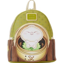 Loungefly Mini Backpack - Disney Pixar Bao - Bao In A Bamboo Steamer Basket Green and Brown Faux Leather