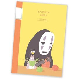 Studio Ghibli Notebook - Studio Ghibli Spirited Away - No Graph Paper B6 Soft Cover