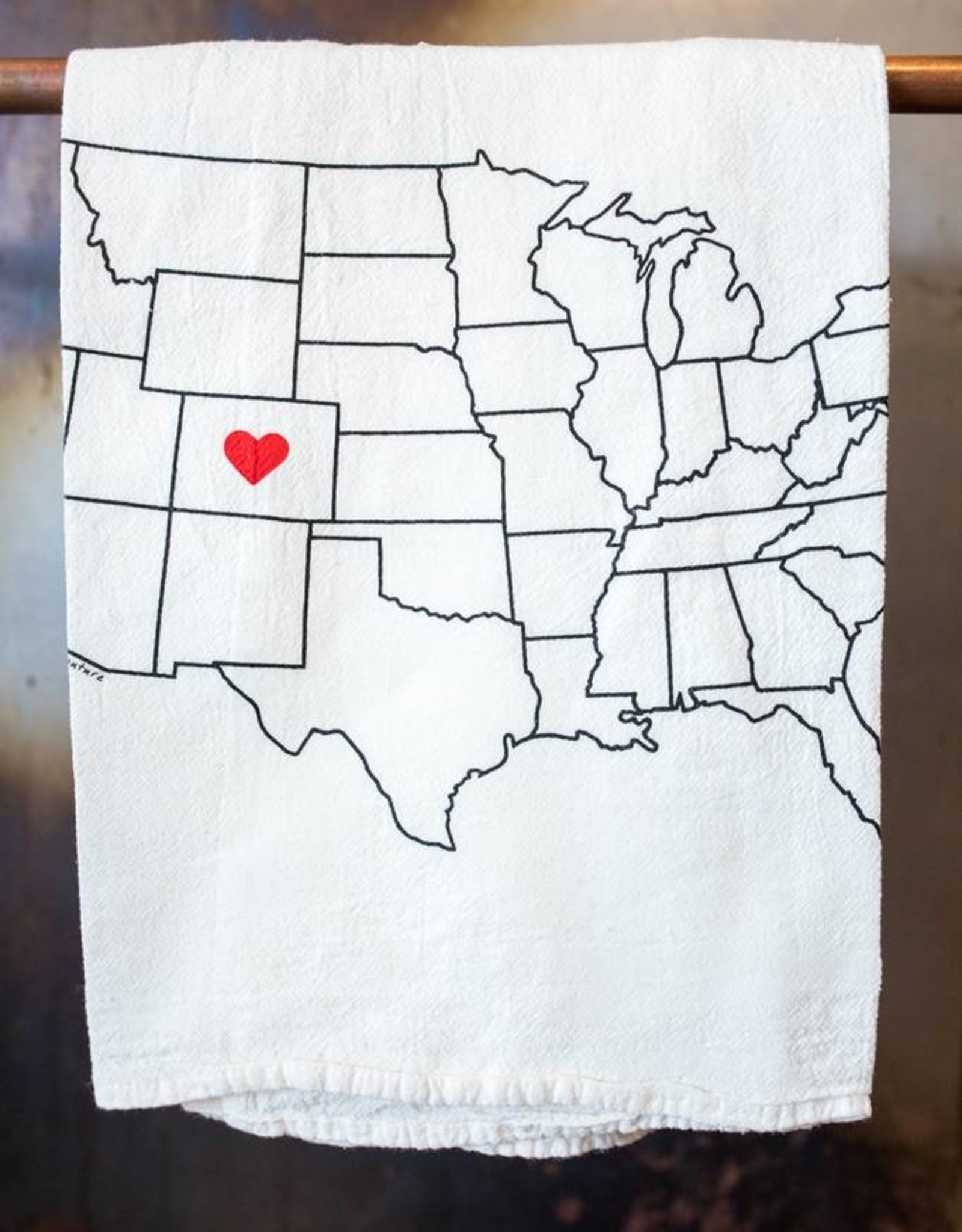 Colorado Love Tea Towel