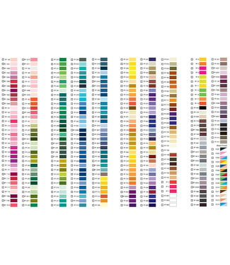 Floriani Thread Color Chart