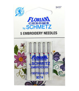 Floriani Floriani Chrome Embroidery 90/14 Needles