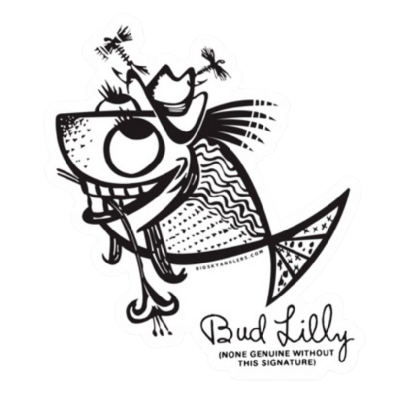 Big Sky Anglers Bud Lilly's  Trout Sticker