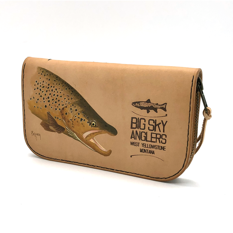 Big Sky Anglers Toti Palmer Hand Crafted Leather Fly Wallet