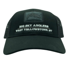 Big Sky Anglers BSA Stack Logo Simms Trout Icon Trucker - Multiple Colors