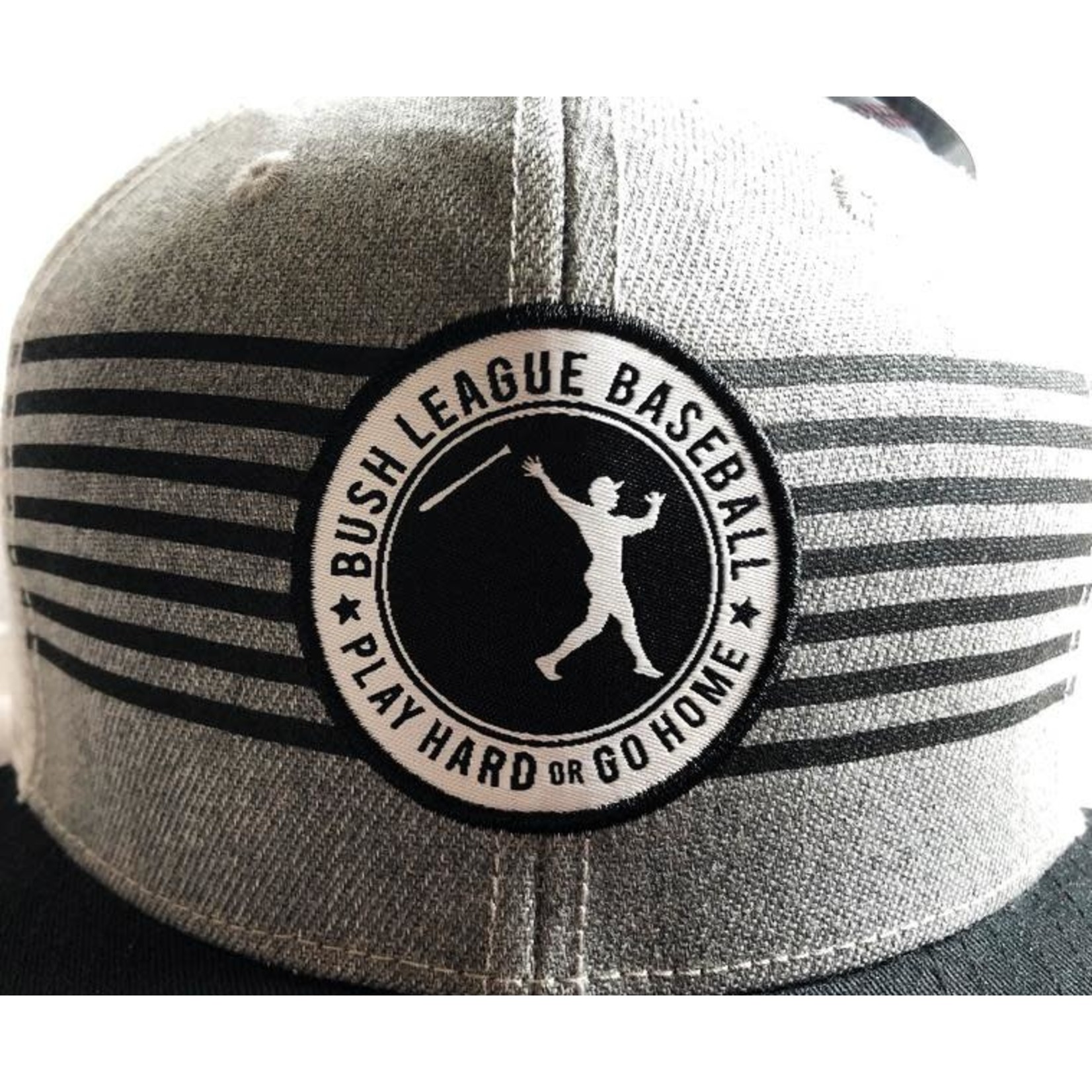 Classic Grey Stripes - Snapback Hat
