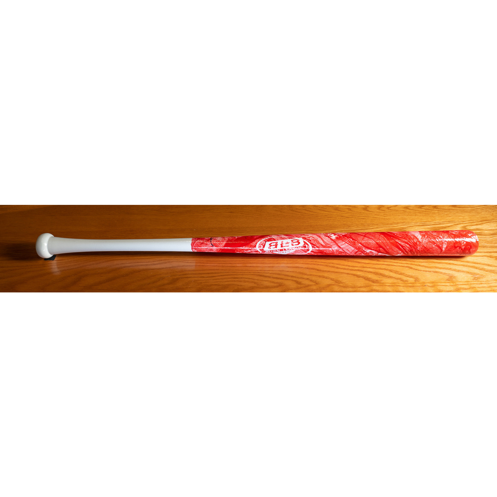 Bush League Bats Wood WiffleBall Bat - Red & White 2