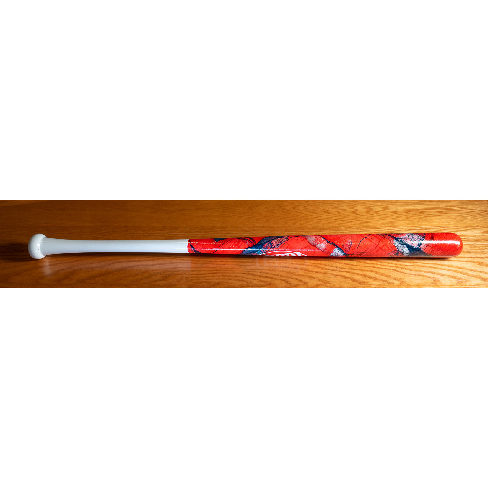 Bush League Bats Wood WiffleBall Bat - Red & Navy