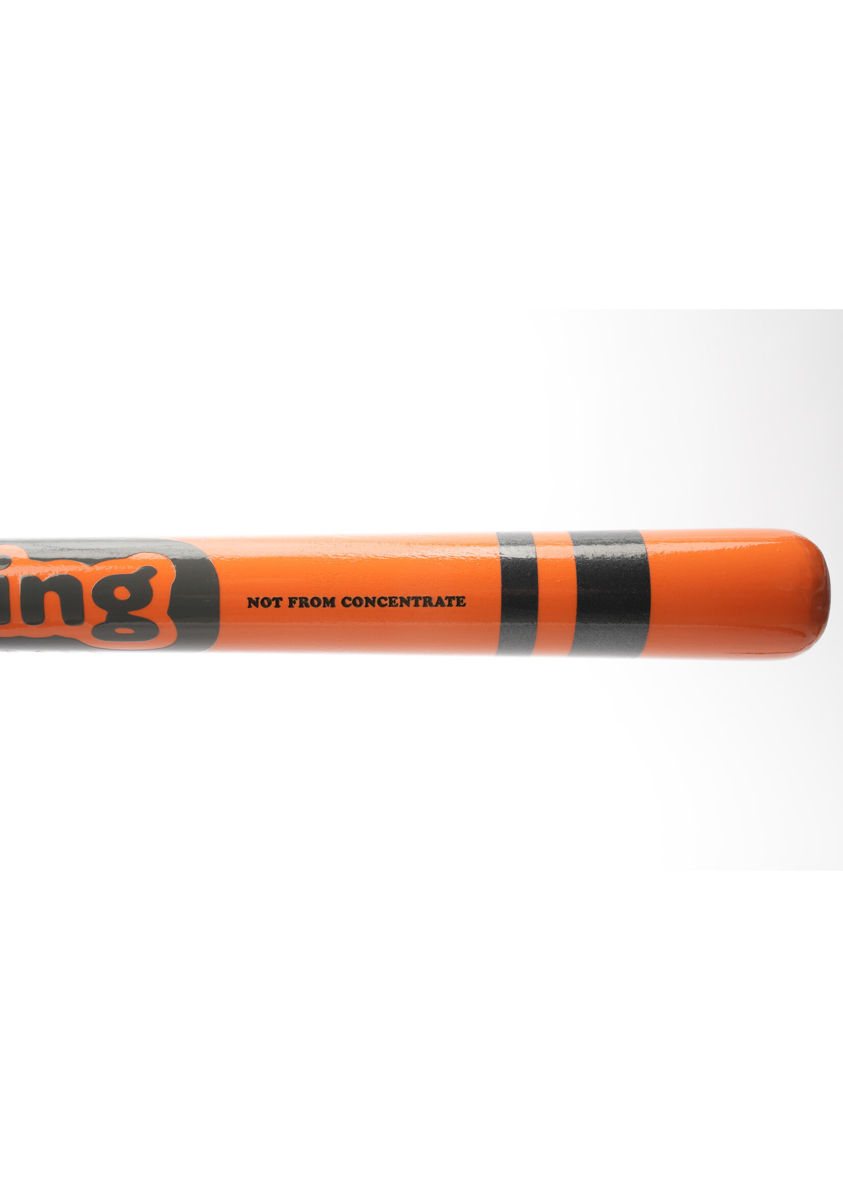 Bush League Bats Elite Series Wood Wiffleball Bat - Crayon: Orange