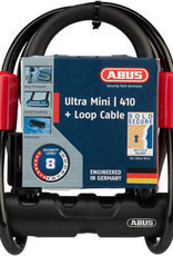 ABUS U-Lock Ultra 410 Mini 5.5" + Cobra Cable #8