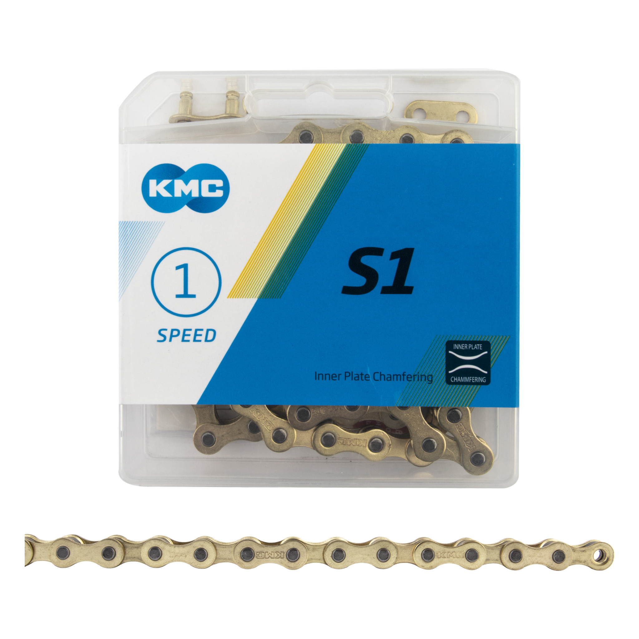 Chain 1s S1 (Z410) 1/8" Gold 112 Links