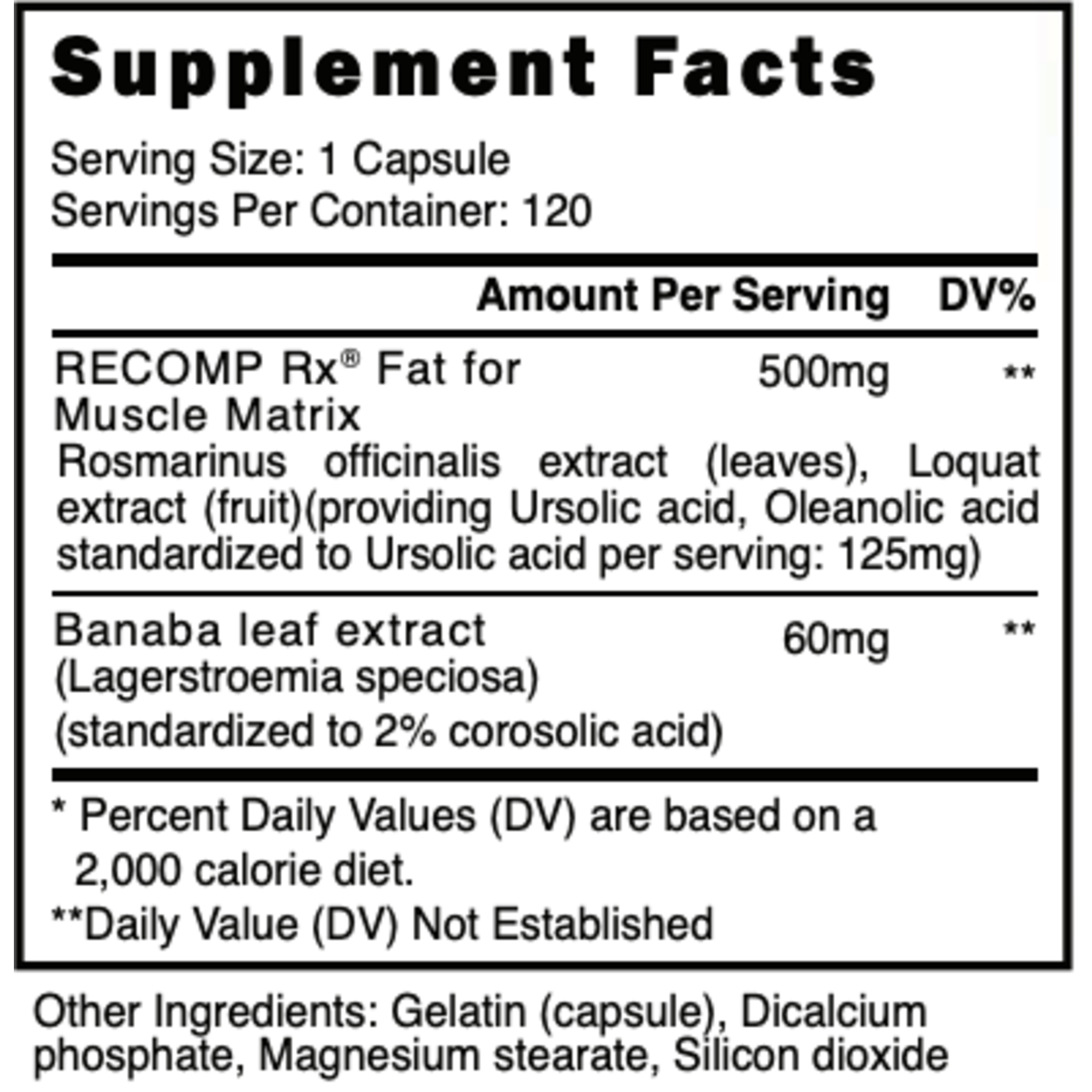 Blackstone Labs RECOMP RX