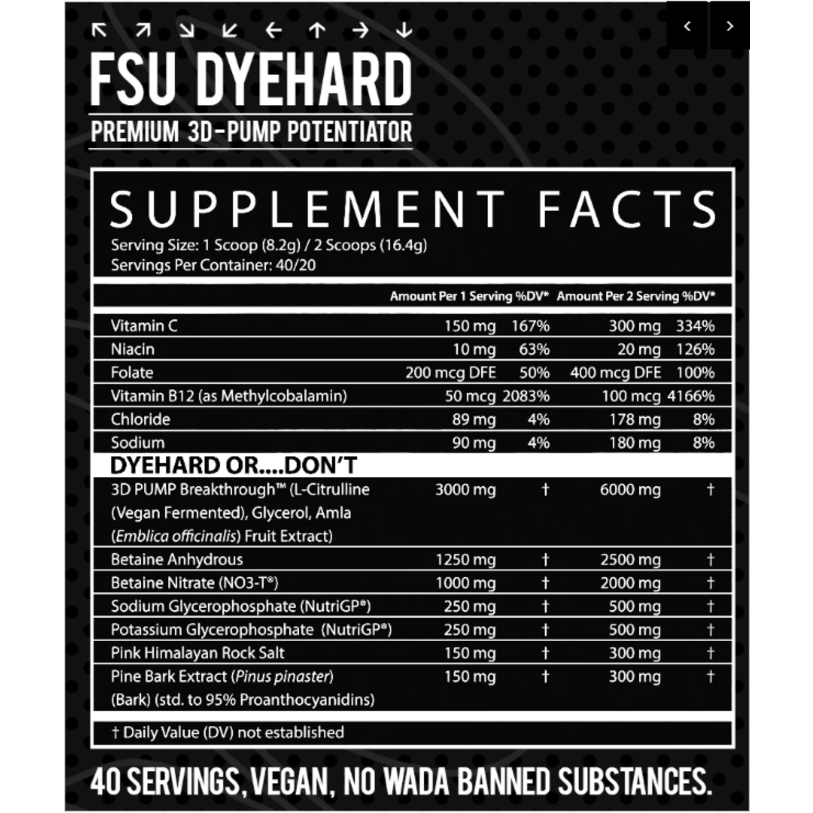Inspired Nutraceuticals FSU Dyehard