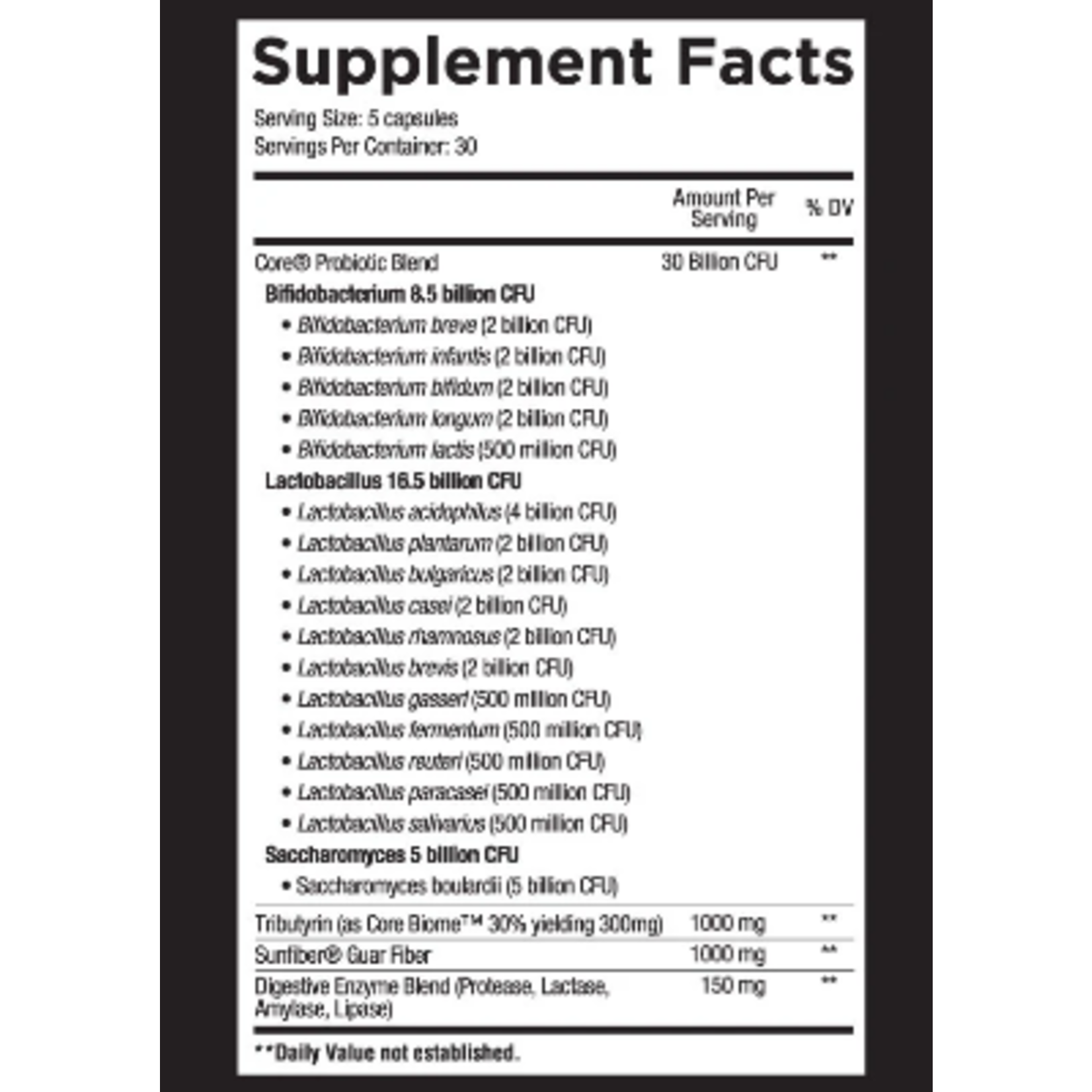 Core Nutritionals Core Gut