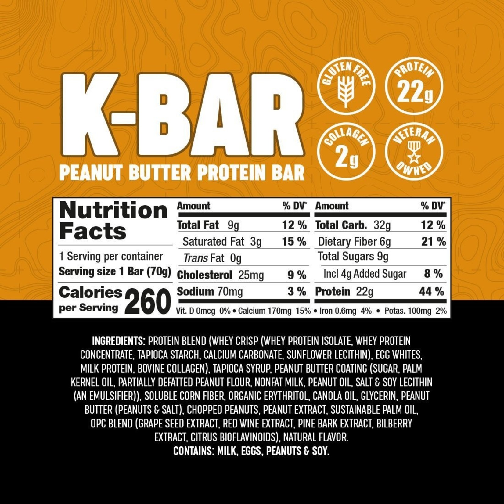 Battle Bar Battle Bars K-Bar Peanut Butter Box