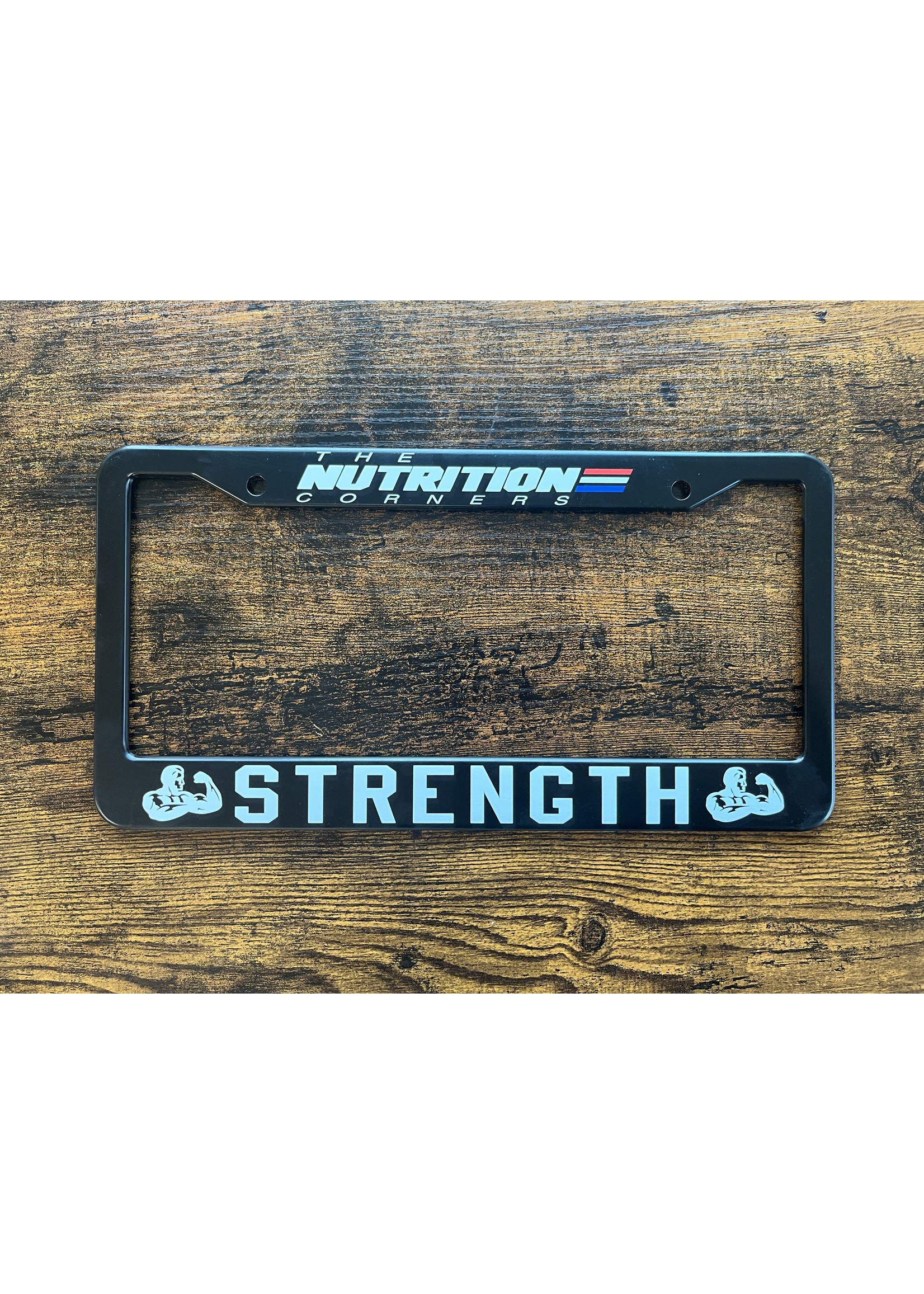 Nutrition Corners NC License Plate Cover Black