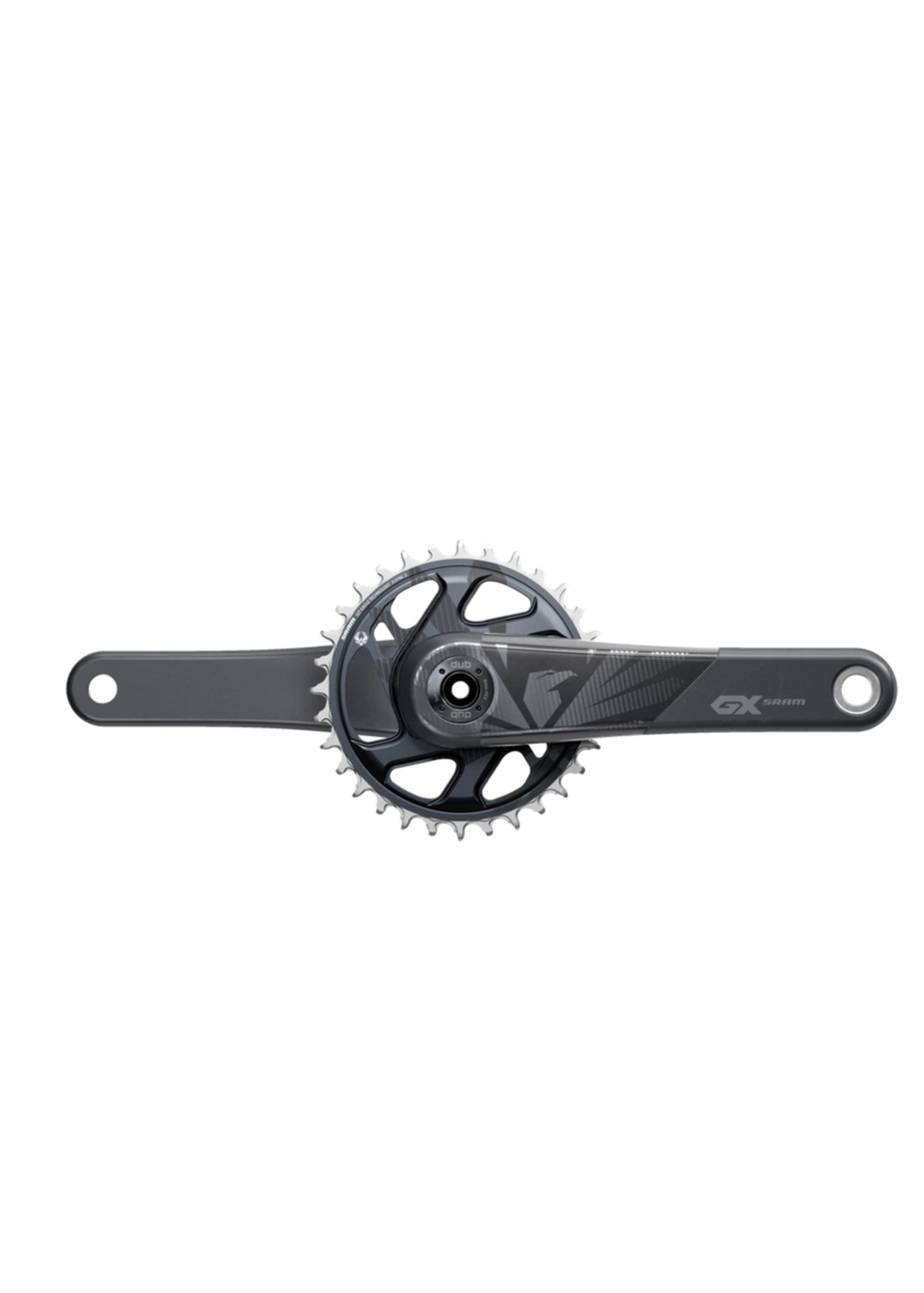 Shimano SRAM Crank GX Carbon Eagle Boost 148 DUB 12s 170 w Direct Mount 32t X-SYNC 2 Chainring Lunar (DUB Cups/Bearings Not Included)