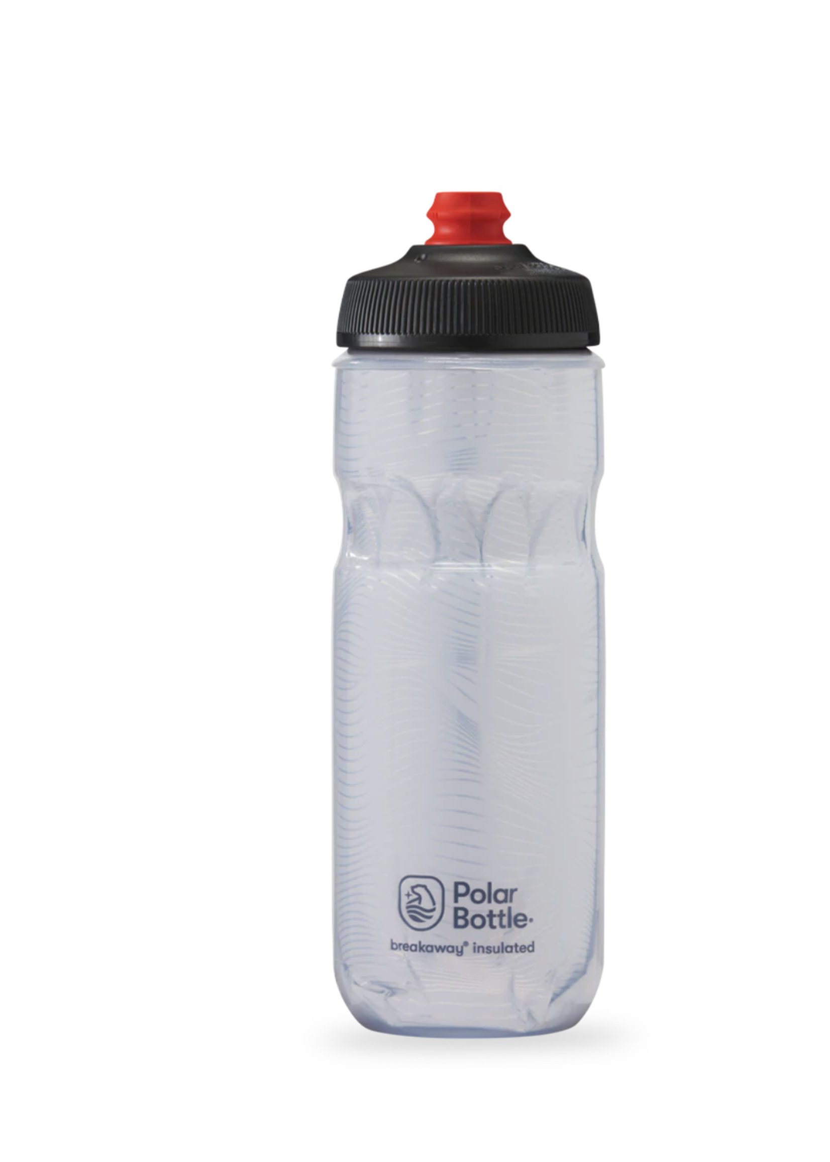 Polar Bottles Polar Bottles Breakaway Insulated Jersey Knit Water Bottle - White 24oz