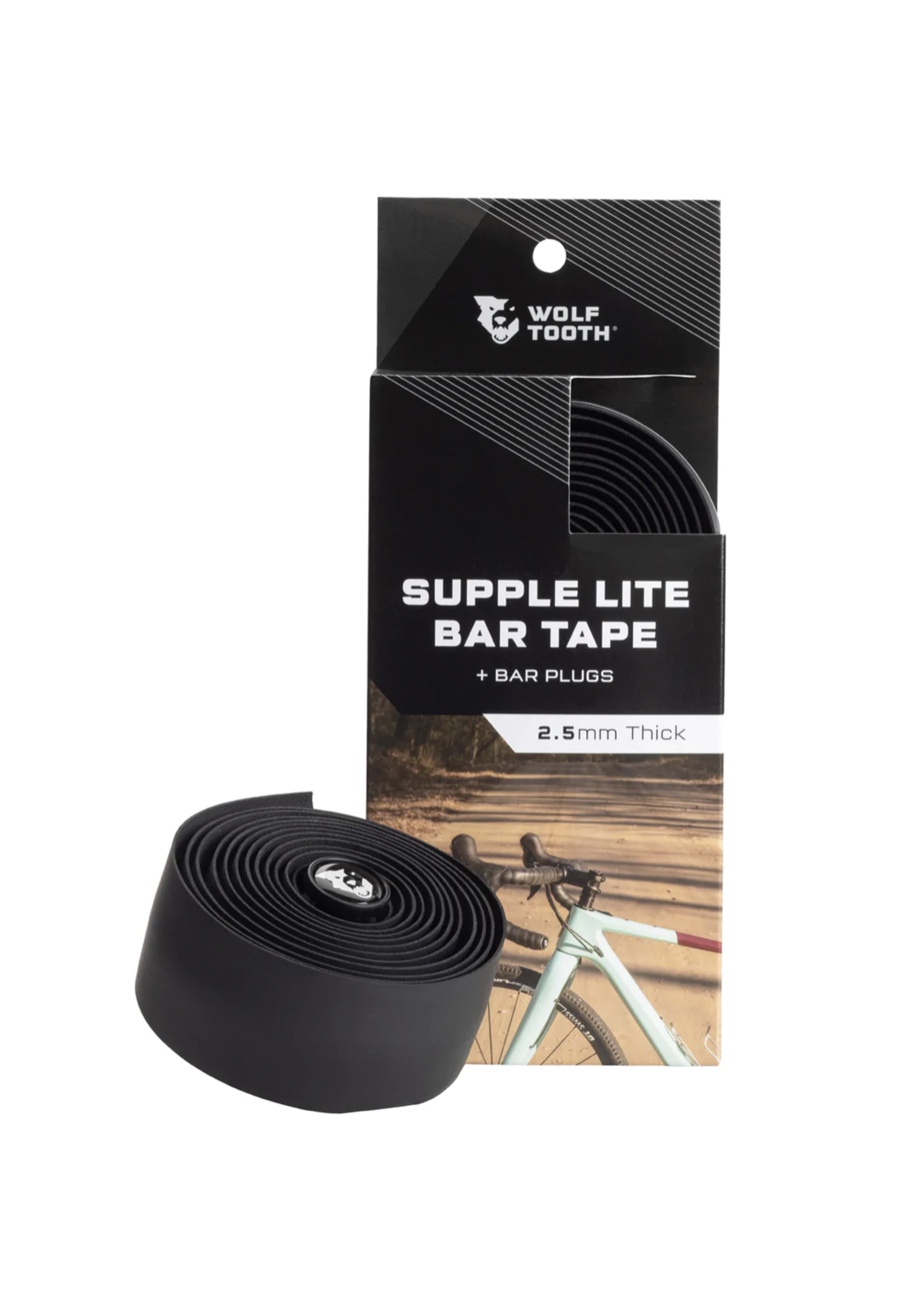 Wolf Tooth Wolf Tooth Supple Lite Bar Tape - Black