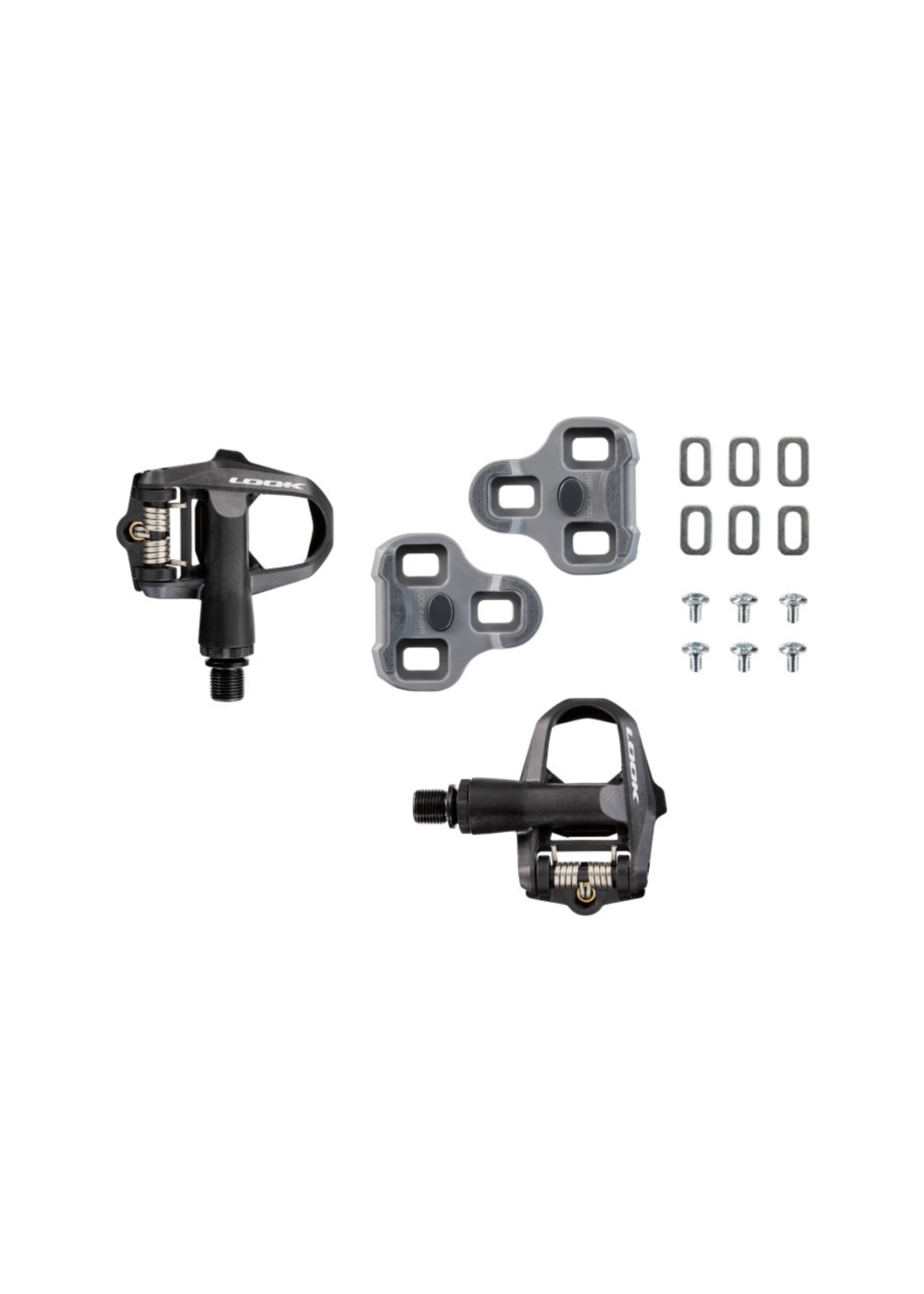 Look LOOK KEO 2 MAX CARBON Pedals - Single Sided Clipless, Chromoly, 9/16", Black