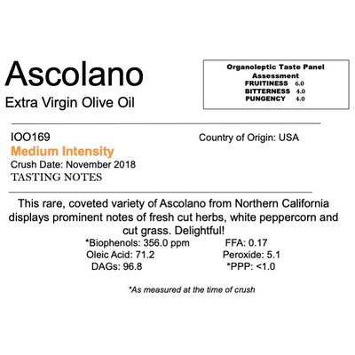 Delizia Northern Hemisphere Olive Oil Ascolano-CA Delizia Northern Hemisphere Olive Oil Ascolano-CA