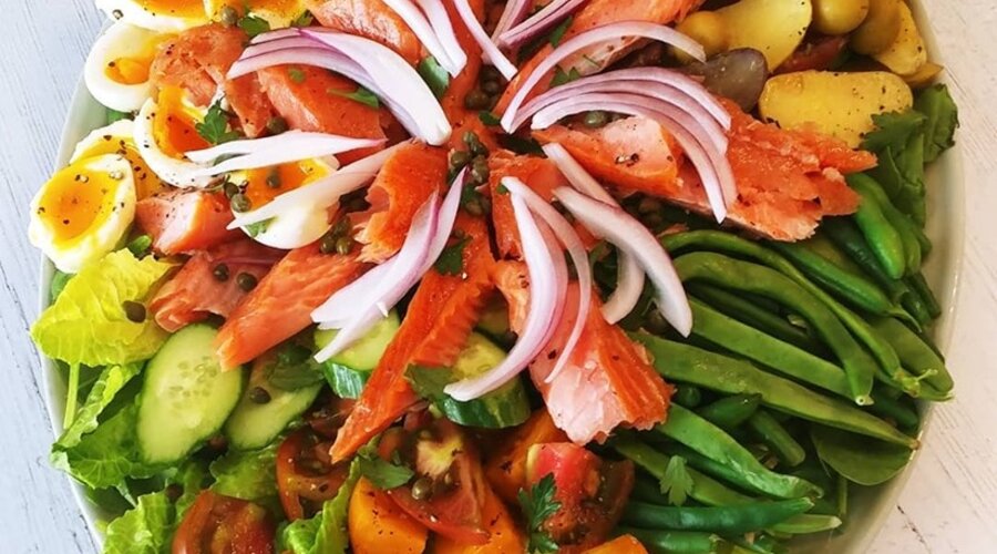 Rachel’s Smoked Salmon Niçoise Salad