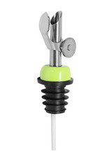 Stainless Steel Self Closing Pour Spout Lime Green