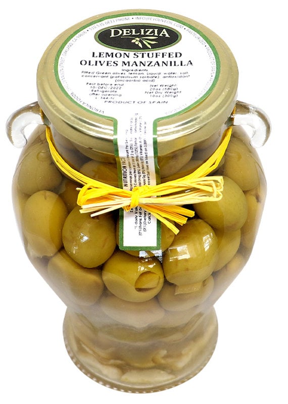 Olives Manzanilla Olives Stuffed with Lemon