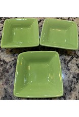 Dipping Dishes Square Lt Green