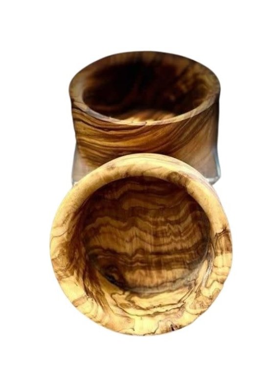 Natural Olive Wood Olive Wood Nut Bowl