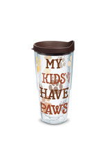 Tervis Tervis 24 oz Wrap Cup w/Lid My Kids Have Paws