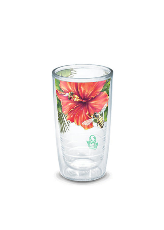 Tervis Tervis 16 oz Wrap Recycled Bumblebees & Hibiscus