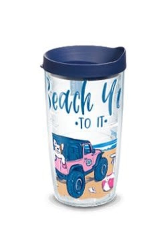 Tervis Tervis 16 oz Wrap w/Lid SS- Beach You to It