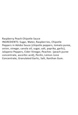 Terrapin Ridge Farms Raspberry Peach Chipotle Sauce