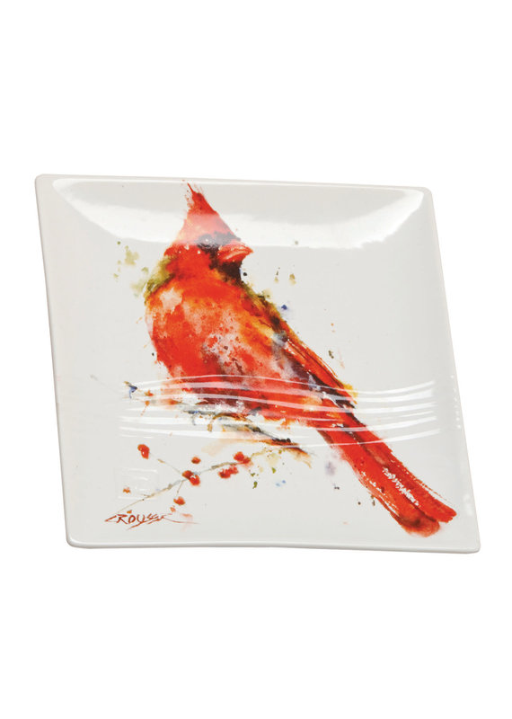Snack Plate Cardinal
