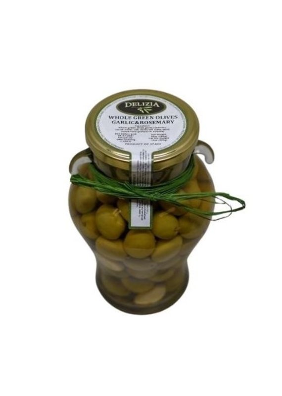 Whole Manzanilla Olives with Rosemary & Garlic