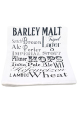 Coin Laundry Beer Words Cotton Kitchen Towel