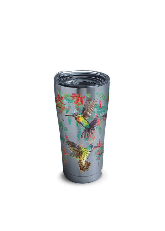Tervis Tervis 20 oz Stainless Steel With Slider Lid Colorful Hummingbirds