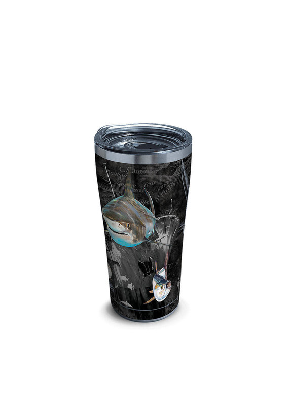 Tervis Tervis 20 oz Stainless Steel With Slider Lid Guy Harvey® - Shark Pirate