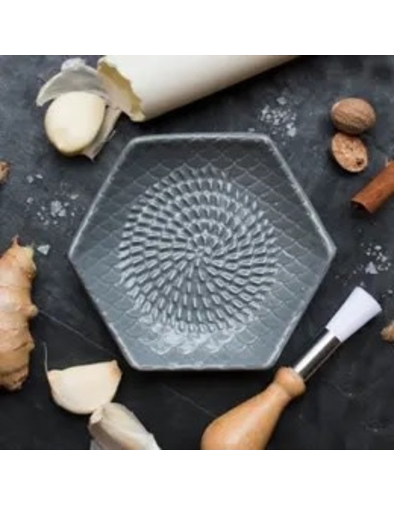 The Grate Plate Ceramic Grater: Blue