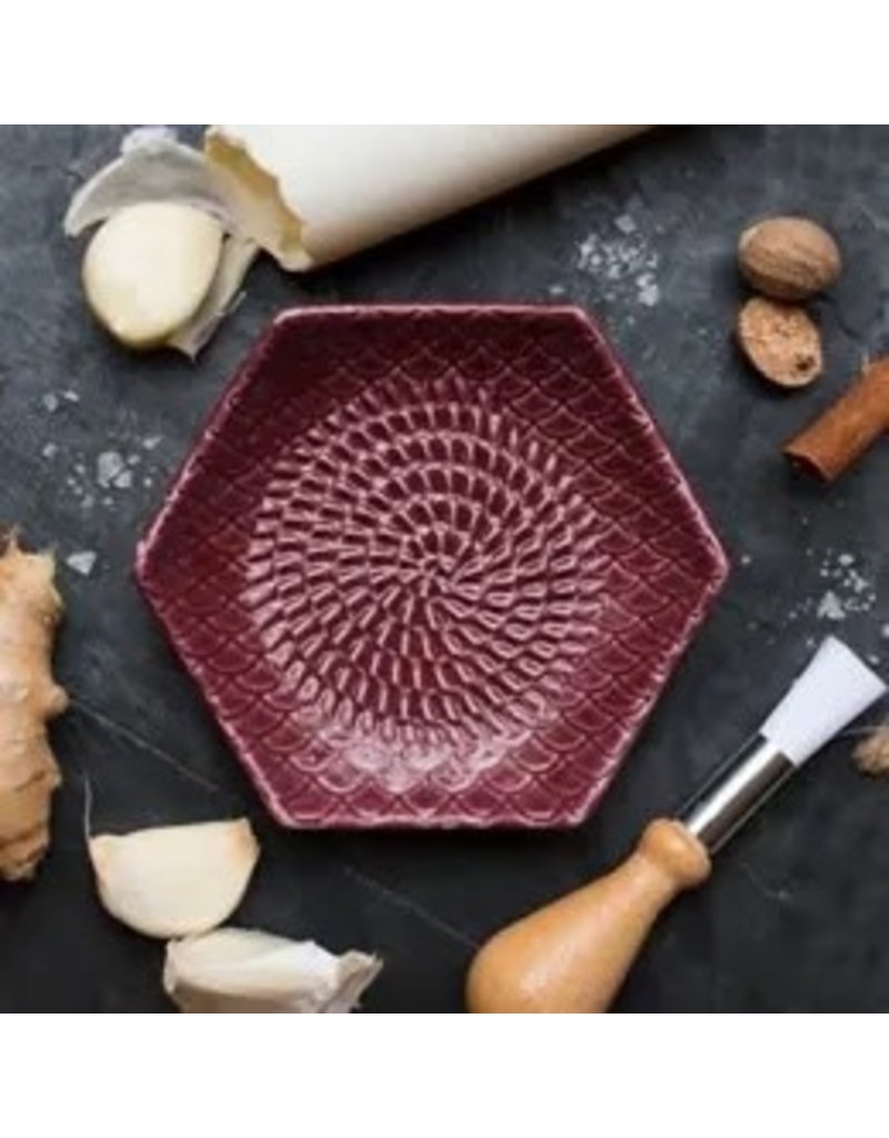 The Grate Plate Ceramic Grater: Red