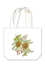 Alice Cottage Gift Tote Pine Holiday