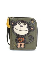 Chala Zip-Around Wallet Monkey