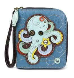 Chala Zip-Around Wallet Octopus