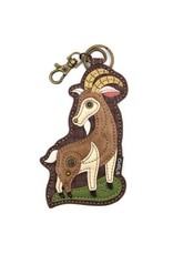 Chala Coin Purse/ Key Fob- Goat