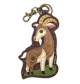Chala Coin Purse/ Key Fob- Goat