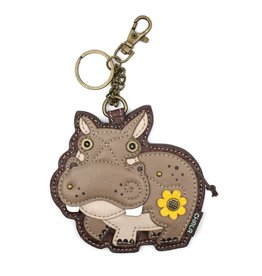 Chala Coin Purse / Key Fob - Hippo