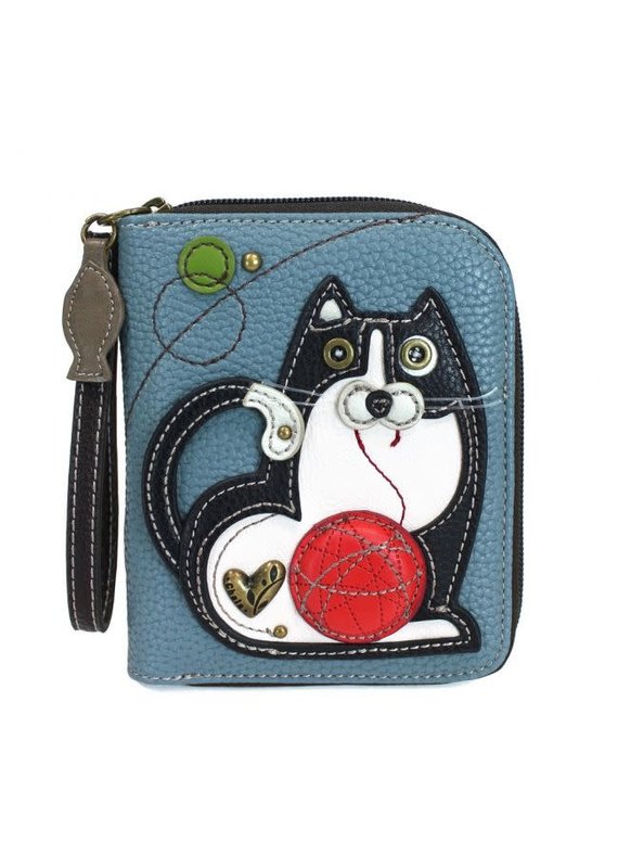 Chala Zip Around Wallet Fat Cat