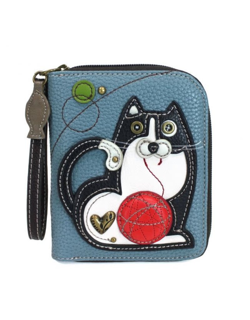 Chala Zip Around Wallet Fat Cat