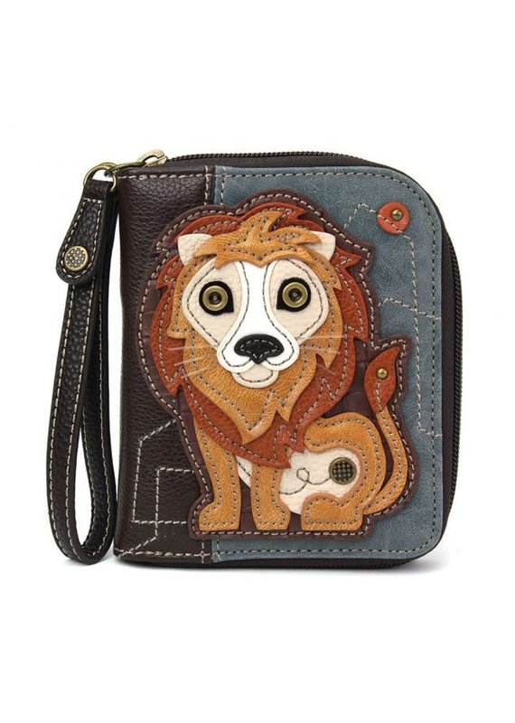 Chala Zip-Around Wallet Lion